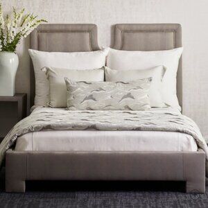 $2,063! NWT The Met X Ann Gish - Aranami Japanese Linen KING Duvet Cover ONLY